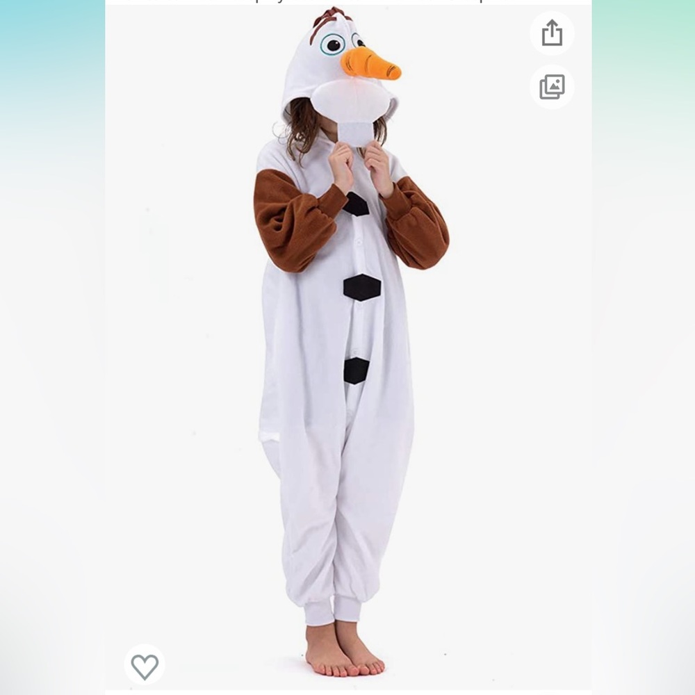 Newcosplay Olaf Costume, size #115/Kids 8.
